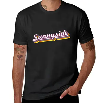 New Sunnyside | Retro Curcubeu Tricou personalizat tricouri fan de sport t-shirt sudoare tricouri tricou barbati